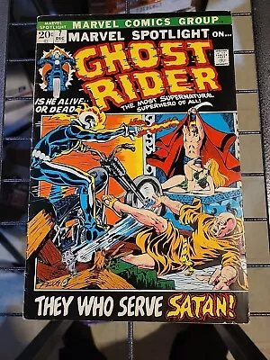 Buy Marvel Spotlight #7 Ghost Rider (1972) 3rd Appearance Of Ghost Rider Mid Grade  • 31.06£