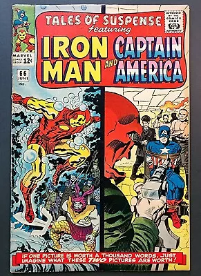 Buy Tales Of Suspense #66 Origin Of Red Skull 1st Iron Man Model Iii • 116.49£