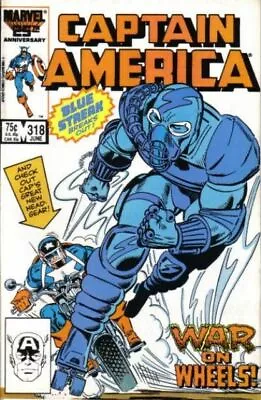 Buy Captain America (1968) # 318 (7.0-FVF) Blue Streak 1986 • 6.30£