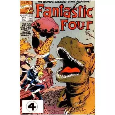 Buy Fantastic Four #346  - 1961 Series Marvel Comics VF+ Full Description Below [s^ • 4.68£