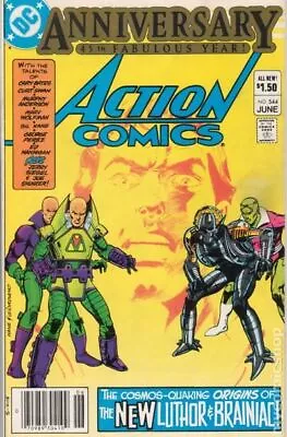 Buy Action Comics #544N VG+ 4.5 1983 Stock Image Low Grade • 7.39£