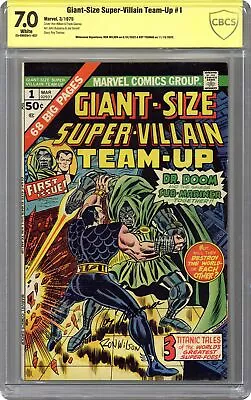 Buy Giant Size Super-Villain Team-Up #1 CBCS 7.0 SS Wilson/Thomas 1975 • 178.62£