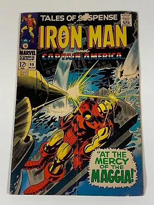 Buy Tales Of Suspense #99 Final Issue Captain America Iron Man Marvel 1968 VG • 15.53£