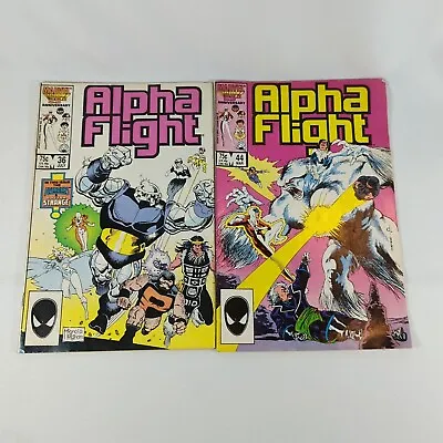 Buy Alpha Flight - Bundle Of 2 Comics - Issue 36 & 44 • 5.99£