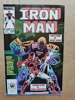 Buy Iron Man #200 VF Direct 1st Iron Monger Death Of Obadiah Stane Marvel 1985 (2) • 3.88£