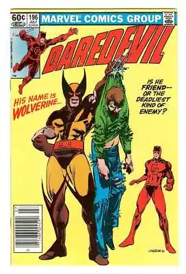 Buy Daredevil #196 7.0 // 1st Team-up Of Daredevil & Wolverine Newsstand Edition • 23.34£
