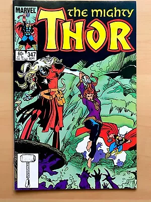 Buy Thor #347 (NM-). Malekith The Accursed App. Marvel Comics 1984. • 6.21£