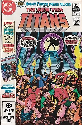 Buy The New Teen Titans # 21 (Jul. 1982, DC) 1st App Of Brother Blood; NM- (9.2) • 3.88£