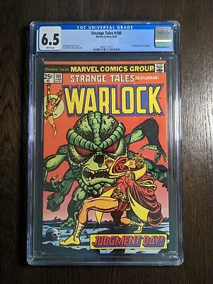 Buy Strange Tales #180, CGC 6.5, First App Of Gamora, WP, 1975 Warlock, MCU GotG • 96.30£