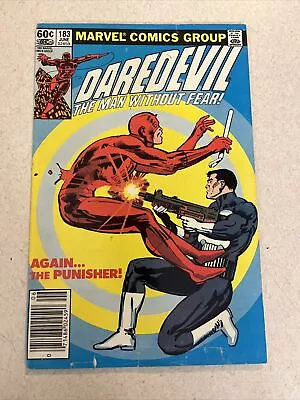Buy Daredevil #183 (1982, Marvel) 1st Daredevil Punisher Battle! Frank Miller Art! • 11.61£