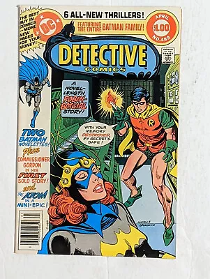 Buy Detective Comics #489 (DC Comics April 1980) Batman Batgirl, Bronze Age DC Comic • 15.56£