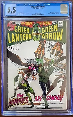 Buy Green Lantern  #82  CGC 5.5   Neal Adams Cover, Denny O'Neil Story DC 1971 • 54.45£