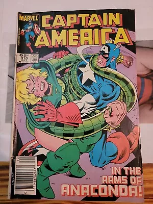 Buy Captain America #310 Marvel Comics 1985 Newsstand 1st App Serpent Society VF • 11.66£