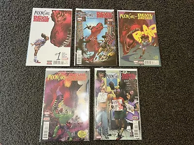 Buy Moon Girl And Devil Dinosaur 1 2 3 4 5 Set #1 (2016) 1st Appearance Moon Girl • 23.26£