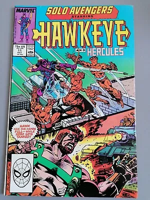 Buy Solo Avengers Starring Hawkeye # 11.october 1988.marvel Comics • 3£