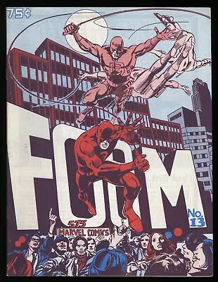 Buy Foom #13 VF/NM 9.0 Daredevil! Colan/Tom Palmer Cover! Stan Lee Interview! • 85.43£