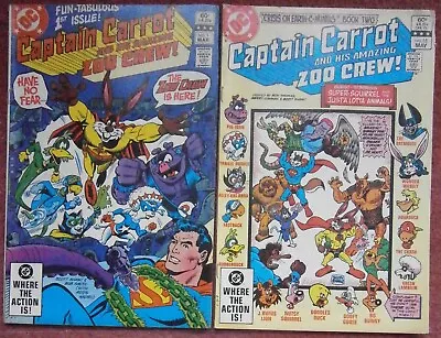 Buy CAPTAIN CARROT And His AMAZING ZOO CREW #1 VF & #15 FN- 1982 DC Comics • 6.95£
