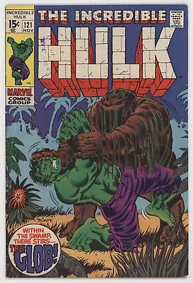 Buy Incredible Hulk 121 Marvel 1969 VG FN Betty Ross Glob Herb Trimpe Stan Lee • 22.21£