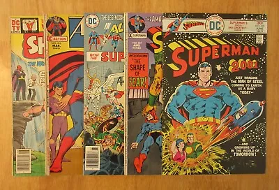 Buy Lot Of *5* '70s DC! SUPERMAN 300 Key!, 241•ALL STAR COMICS 64 *Early PGirl!* +2! • 14.72£