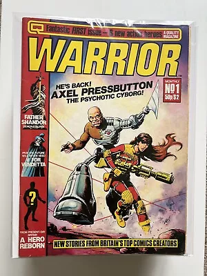 Buy Warrior Magazine Quality 1-26 + Special - 1st Marvelman V For Vendetta Full Run • 400£