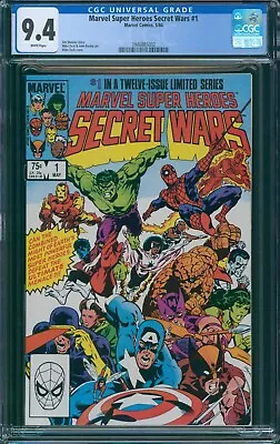 Buy Marvel Super Heroes Secret Wars #1 CGC 9.4 White Pages • 69.89£