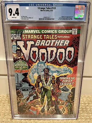 Buy Strange Tales #169 CGC 9.4 White Pages 1st Brother Voodoo • 1,708.54£