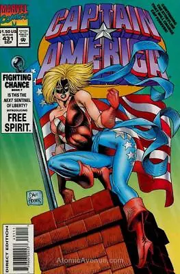 Buy Captain America (1st Series) #431 VF; Marvel | Fighting Chance 7 - We Combine Sh • 3.87£