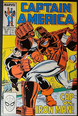 Buy Marvel CAPTAIN AMERICA #341 Direct (May 1988) Mark Gruenwald Kieron Dwyer Frenz • 15.52£