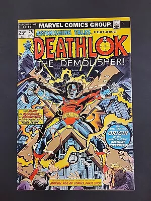 Buy Astonishing Tales #25 - 1st Appearance Deathlok, 1st G. Perez Marvel Art, 1974 • 85.43£