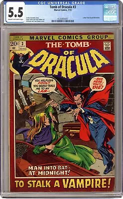 Buy Tomb Of Dracula #3 CGC 5.5 1972 4120455007 • 85.43£