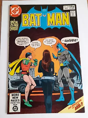 Buy Batman #330 Dec 1980 VFINE- 7.5 3rd Appearance Of Tim Fox • 9.99£