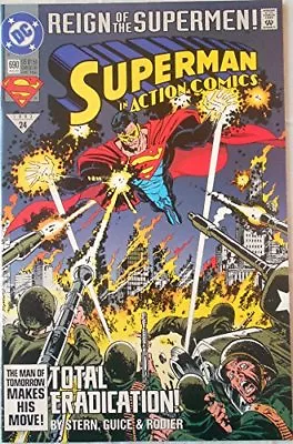 Buy Action Comics 690 Reign Of The Supermen [Comic] [1993] Superman • 8.47£
