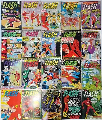 Buy FLASH Silver Age Lot (20) #130-188* VF-VG Many Iconic Covers & 1st Apps 1962-69  • 620.51£