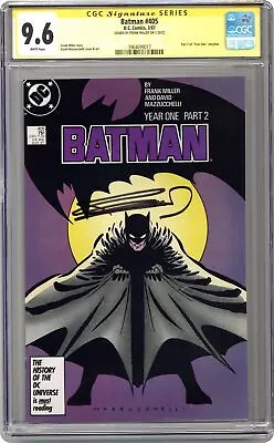 Buy Batman #405 CGC 9.6 SS Frank Miller 1987 3964699017 • 209.68£