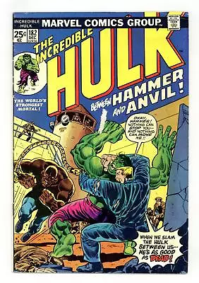 Buy Incredible Hulk #182 VG 4.0 1974 • 71.45£