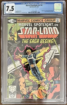 Buy Marvel Spotlight V2 #6 CGC 7.5 (May 1980) First Appearance Star-Lord, Newstand • 69.89£