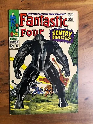 Buy Fantastic Four #64 (Marvel 1967) 1st Kree Sentry VG/FN 5.0 • 31.06£