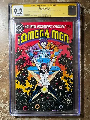 Buy Omega Men #3 9.2 CGC First Appearance Of Lobo. 3X Signed WP DC Comics • 194.50£