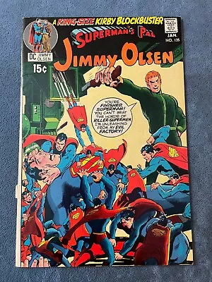 Buy Supermans Pal Jimmy Olsen #135 1971 DC Comic Book Key Issue 2nd Darkseid VF- • 41.01£