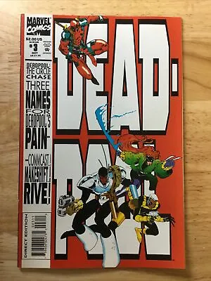 Buy Deadpool The Circle Chase #3 October 1993 Marvel Comics • 4.65£