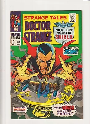Buy Strange Tales #156 Jim Steranko ART  Marvel 1967 Doctor Strange , Nick Fury ZOM! • 19.42£