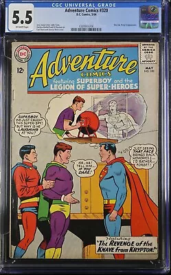 Buy Adventure Comics 320 5/64 D.C. Comics CGC 5.5 • 94.45£