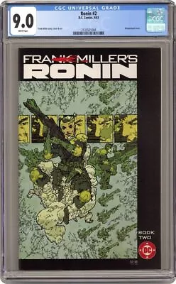 Buy Ronin 2 Cgc 9.0 DC 1983 Frank Miller's Cover Art Story Book Two WHITE Pg • 38.82£