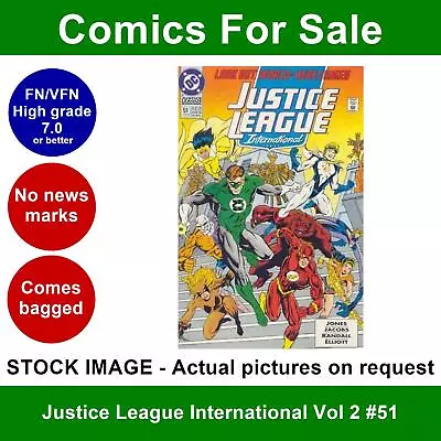 Buy DC Justice League International Vol 2 #51 Comic - FN/VFN Clean 1993 • 3.99£