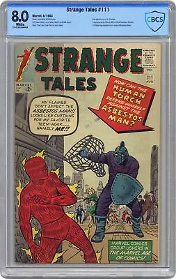 Buy Strange Tales #111 CBCS 8.0 1963 21-215C186-003 • 1,863.86£