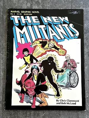Buy The New Mutants | Marvel Graphic Novel No.4 | 5th Printing | FN (Marvel 1982) • 19.75£