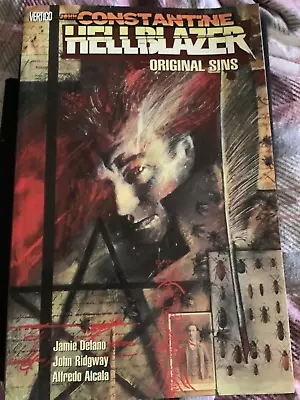 Buy John Constantine Hellblazer Vol 1 Original Sins Vertigo TPB Jamie Delano • 11£