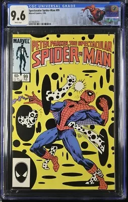 Buy Spectacular Spider-Man #99 CGC 9.6 The SPOT 1985 Custom Label COMBINE SHIPPING • 77.66£