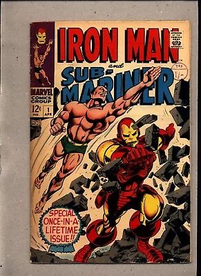 Buy Iron Man & Sub-mariner #1_apr 1968_very Good+_special Once-in-a-lifetime Issue! • 11.50£