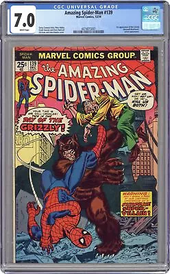 Buy Amazing Spider-Man #139 CGC 7.0 1974 4074073001 • 64.46£
